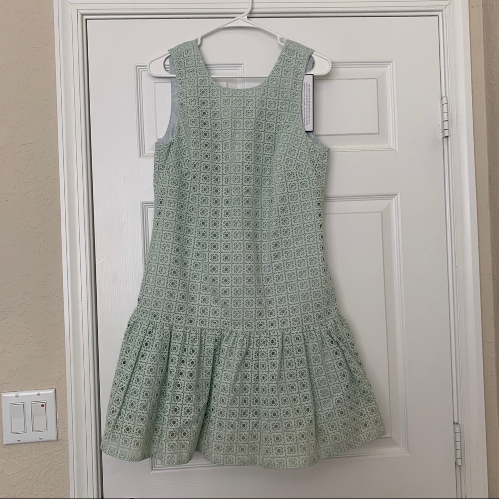 J Crew Seafoam Blue Green Dress